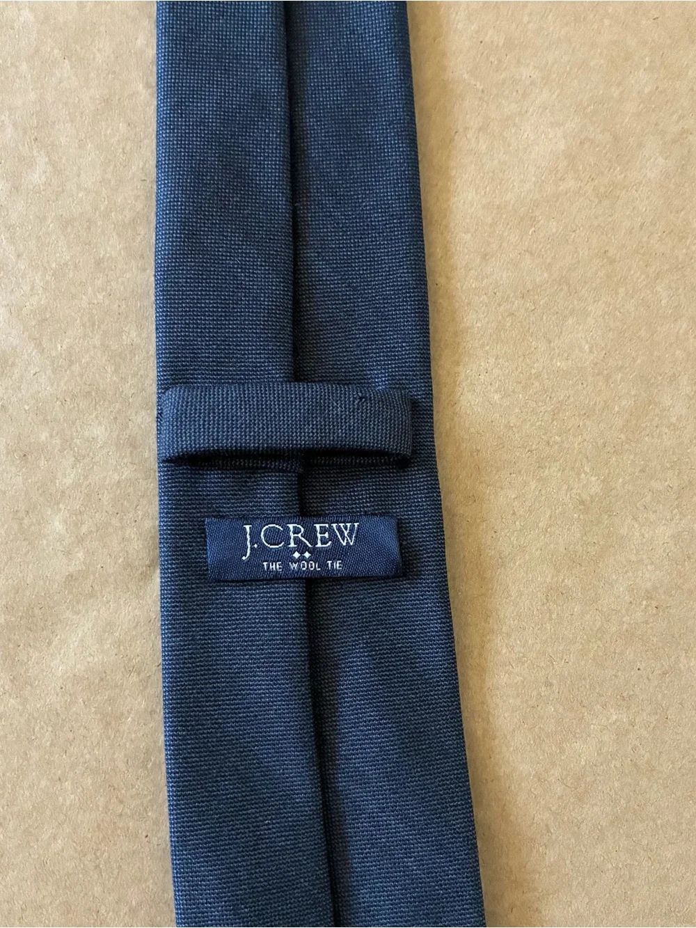 J. Crew Men’s The Wool Tie 100 Wool Necktie Texture Slim Tie